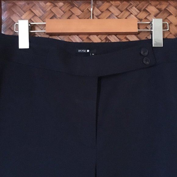 Bylyse Dark Navy Blue Trousers - Picture 7 of 12